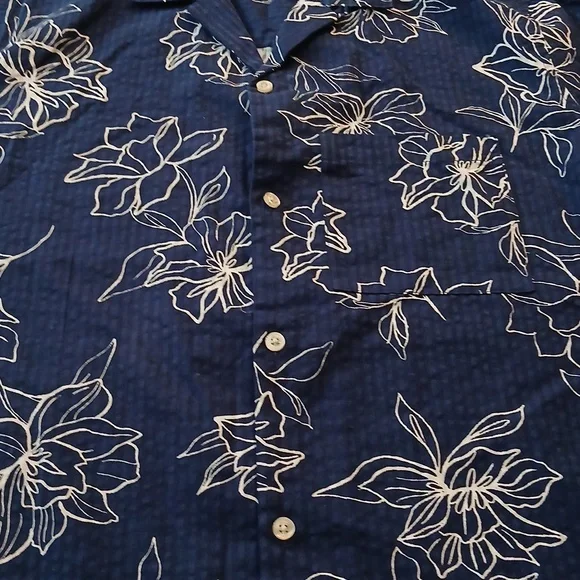 GAP Mens Hawaiian Shirt - Picture 7 of 9